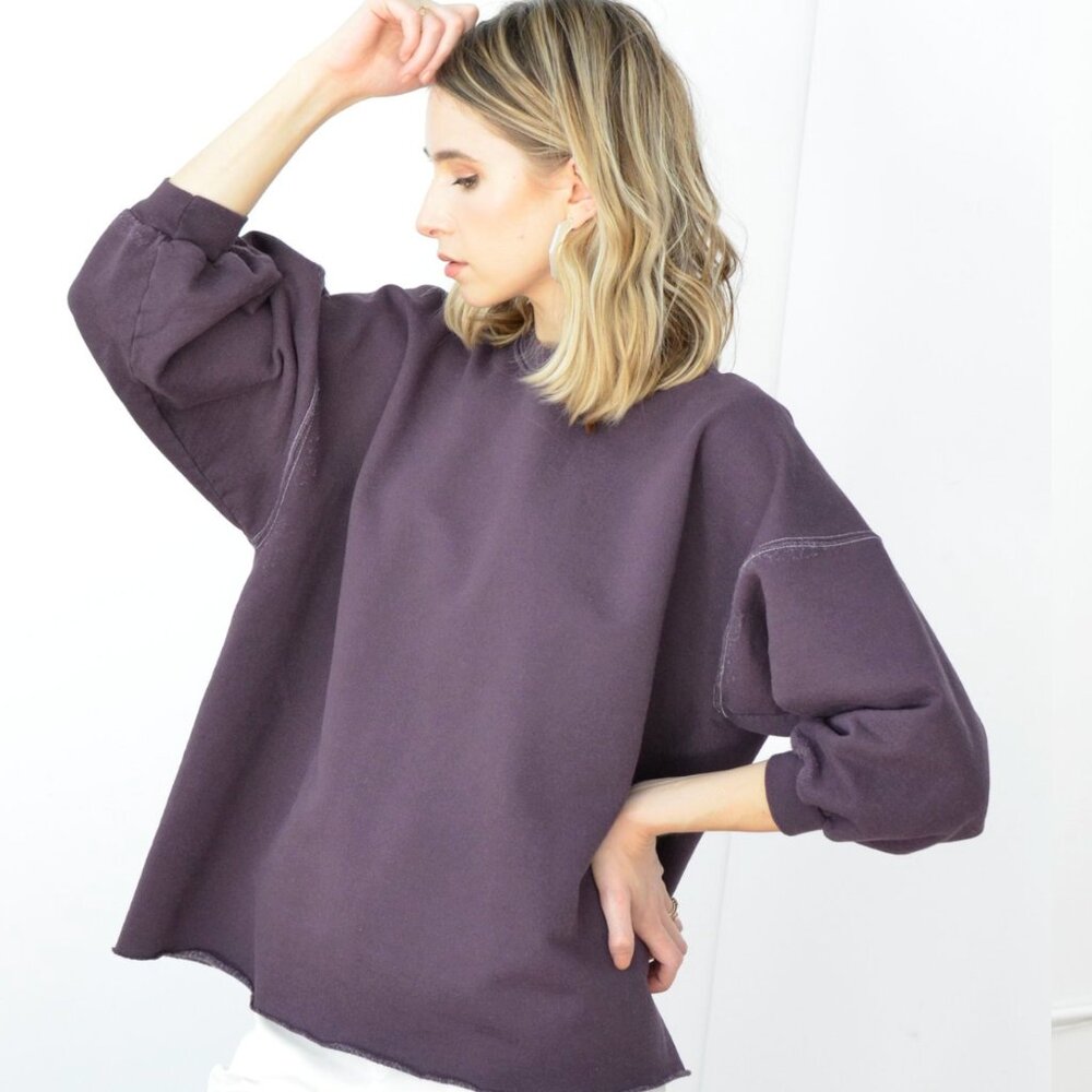 Rachel Comey Fond Sweatshirt in gorgeous purple